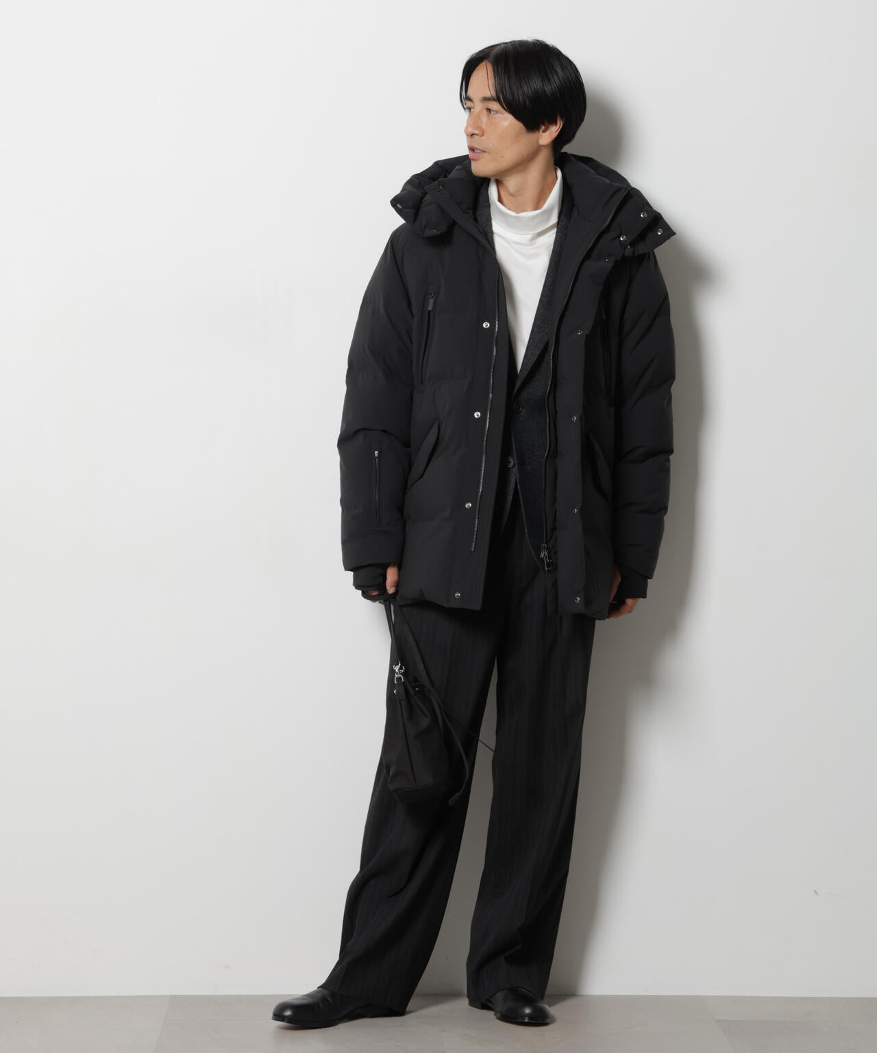 「西川ダウン(R)」SOLOTEX ミドル丈ダウン