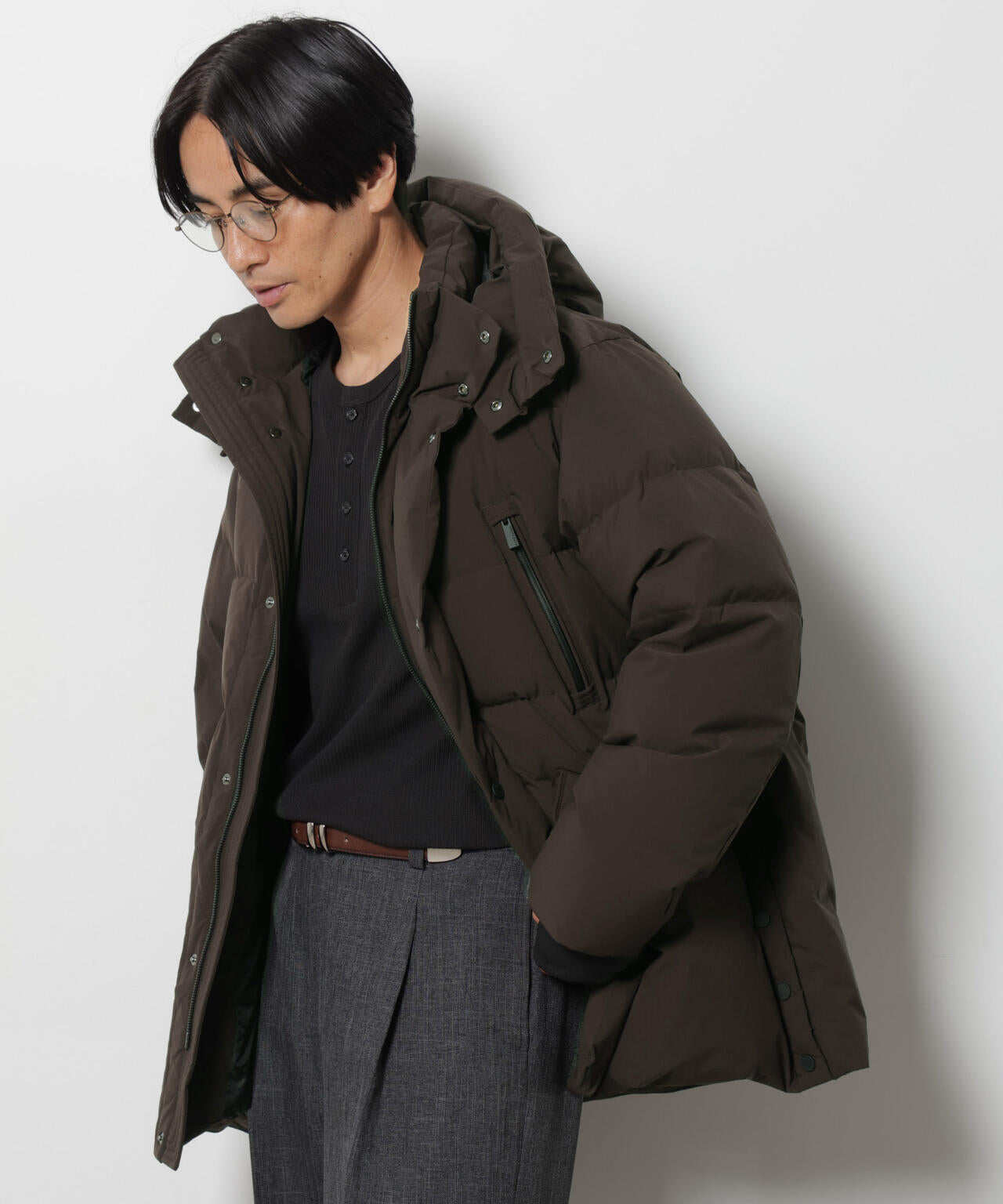 「西川ダウン(R)」SOLOTEX ミドル丈ダウン
