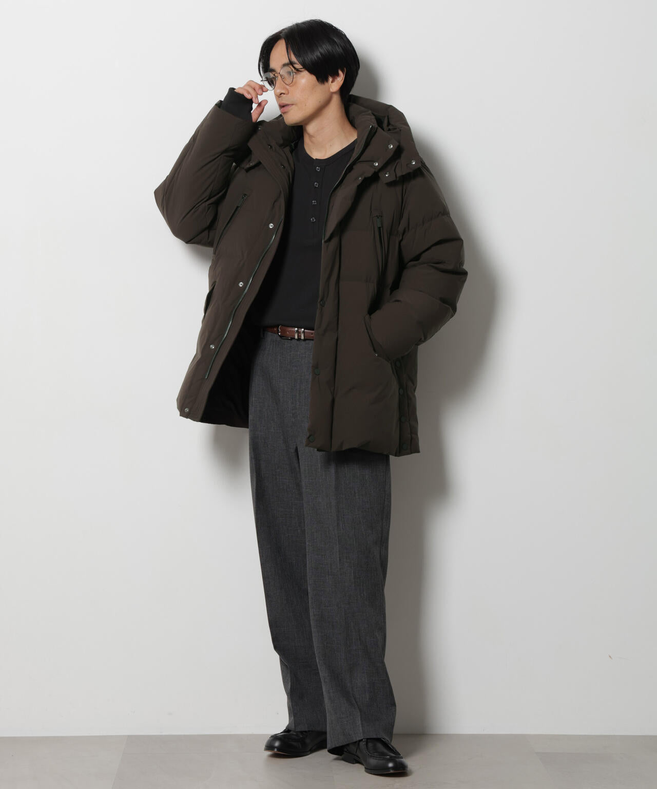 「西川ダウン(R)」SOLOTEX ミドル丈ダウン