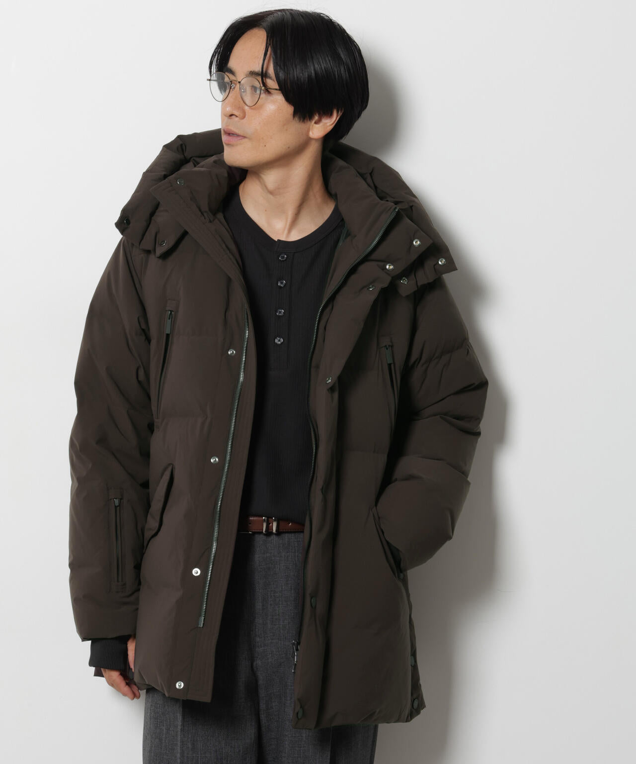「西川ダウン(R)」SOLOTEX ミドル丈ダウン
