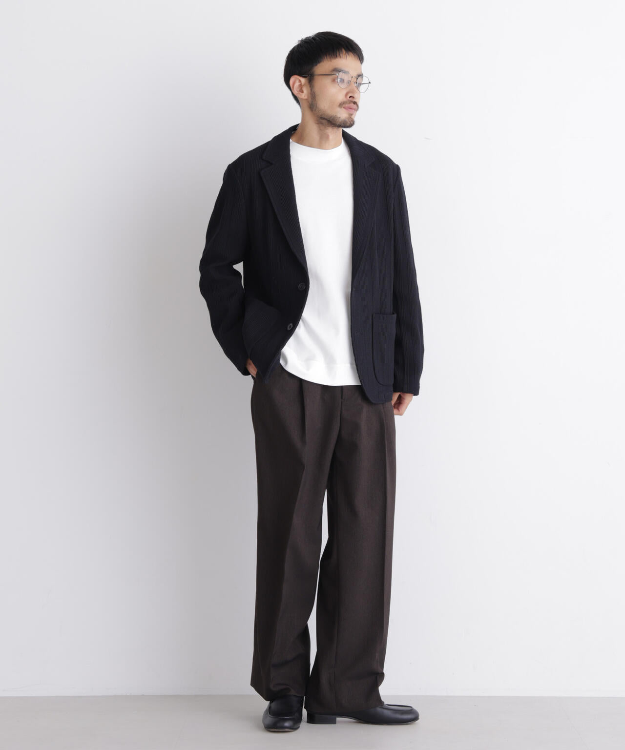【大人気セットアップ】｢DamerinoJacket｣TEXBRID(R) リンクスストライプジャージージャケット
