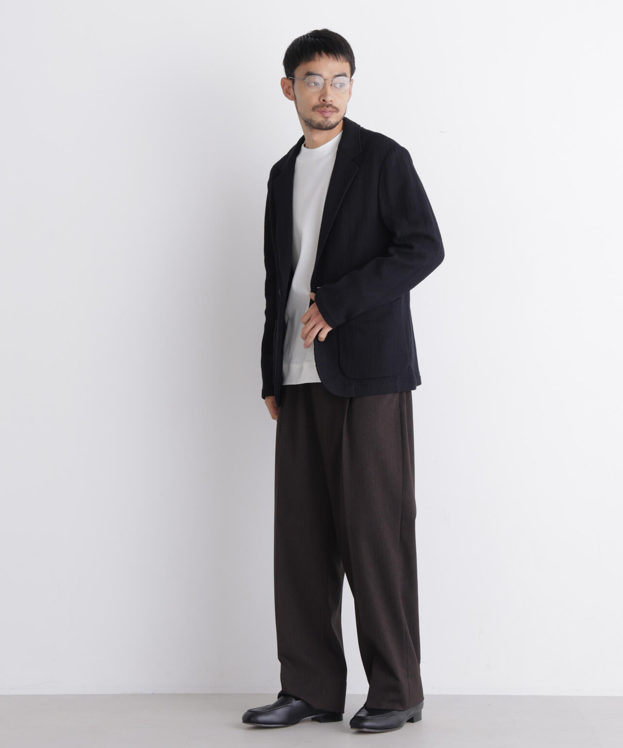 【大人気セットアップ】｢DamerinoJacket｣TEXBRID(R) リンクスストライプジャージージャケット