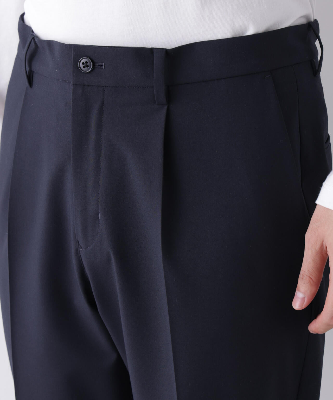 【大人気セットアップ】「Damerino」ウールライクトロストレッチセットアップ/WASHABLE