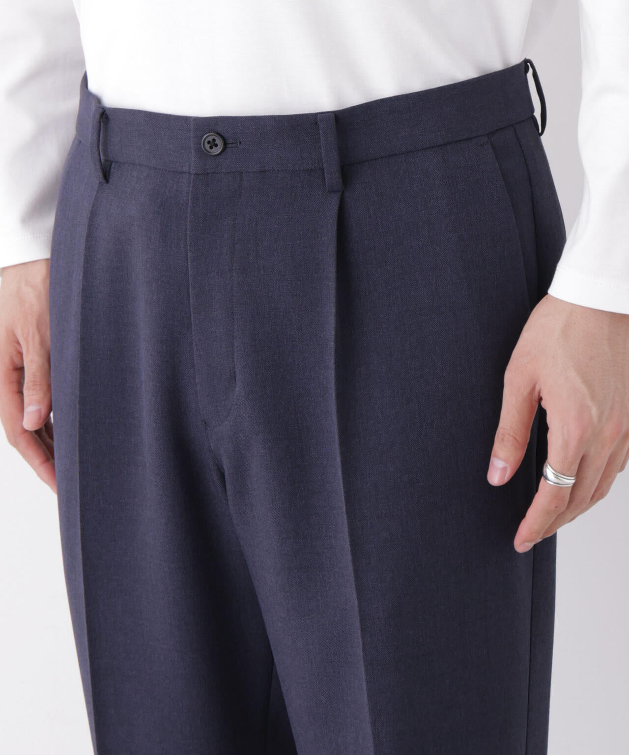 【大人気セットアップ】「Damerino」メランジエアシャークストレッチセットアップ/WASHABLE