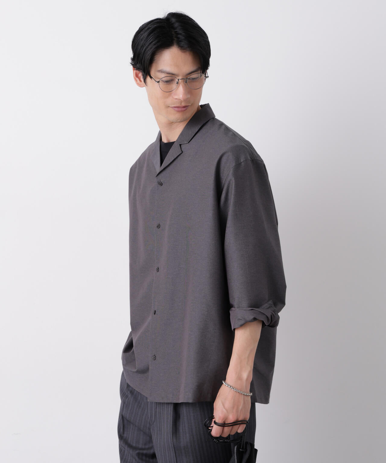 0 ZERO LAYER 9分丈 シャツジャケット(セットアップ可)