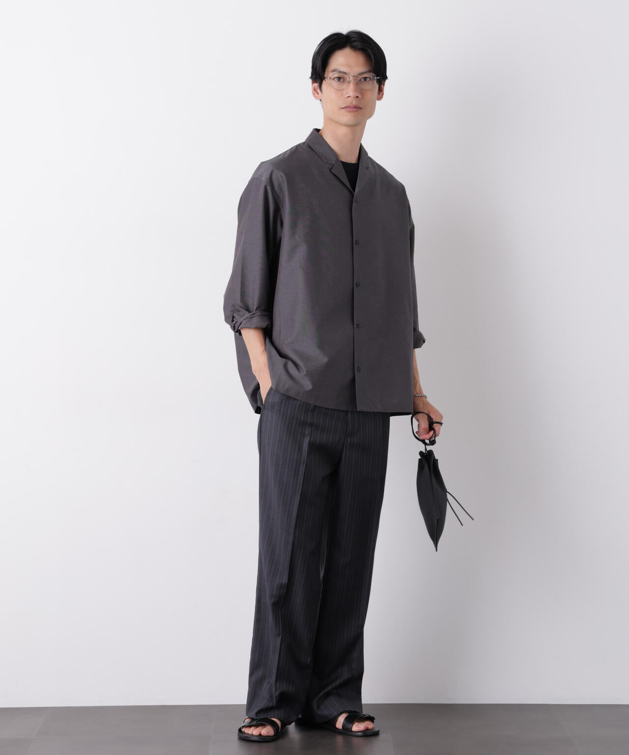 0 ZERO LAYER 9分丈 シャツジャケット(セットアップ可)