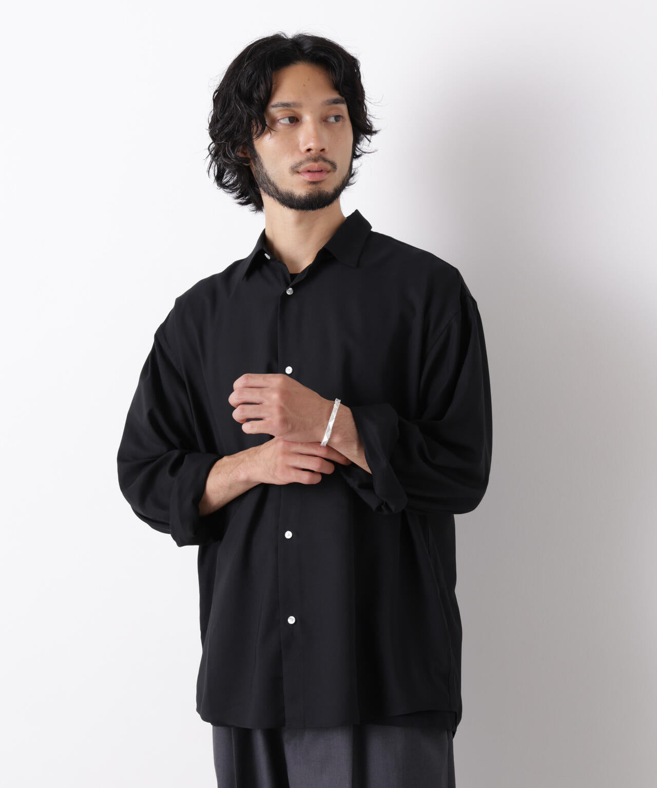｢OtoNANO｣LIM-BRESS ワイドシャツ 長袖