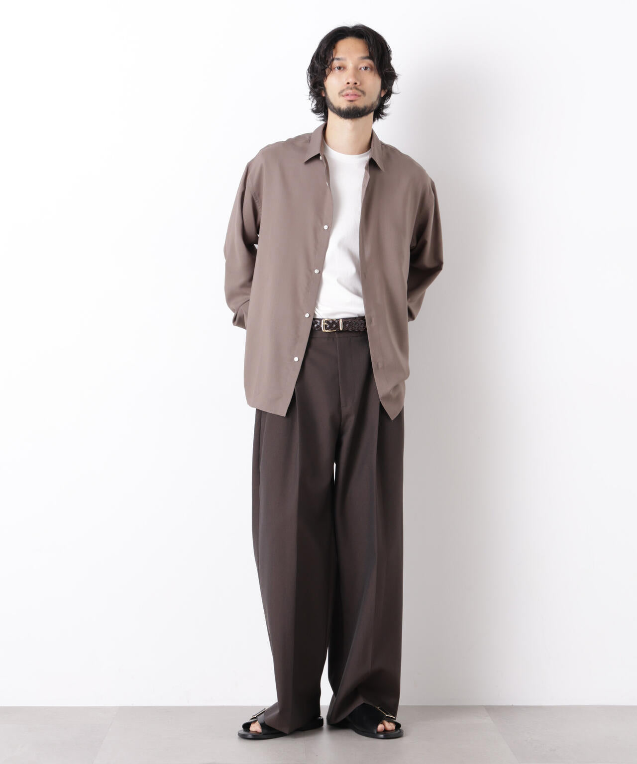｢OtoNANO｣LIM-BRESS ワイドシャツ 長袖