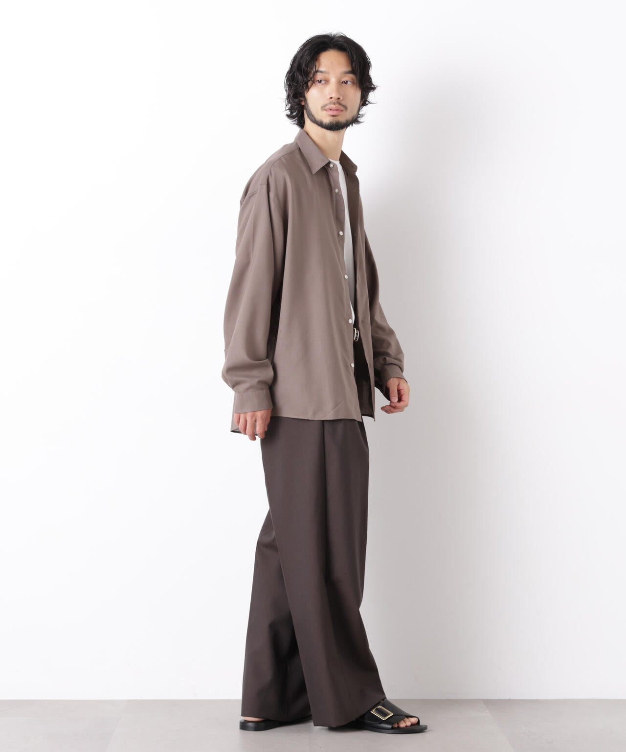 ｢OtoNANO｣LIM-BRESS ワイドシャツ 長袖