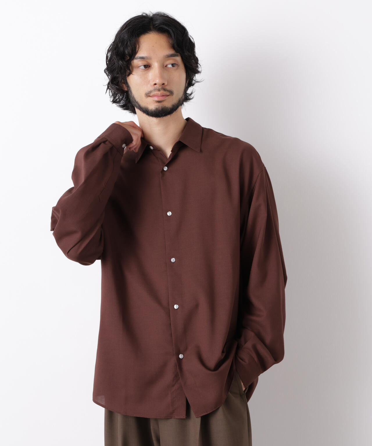｢OtoNANO｣LIM-BRESS ワイドシャツ 長袖