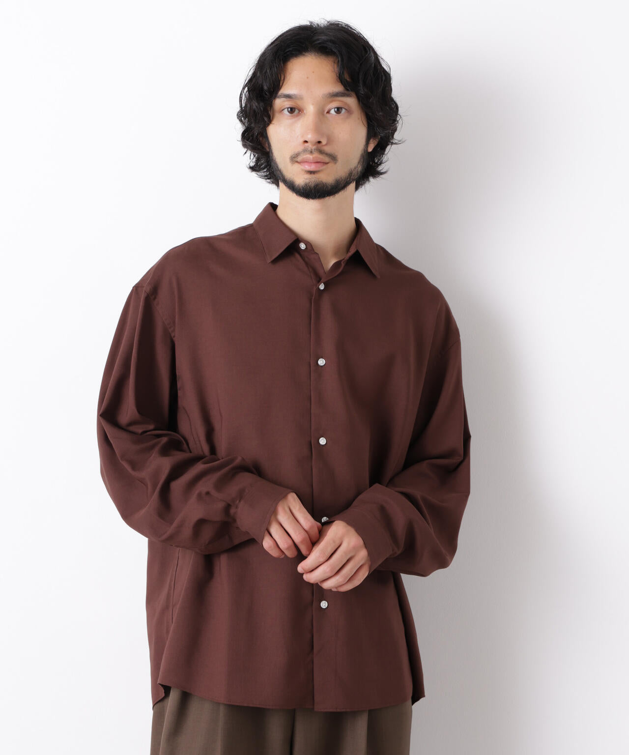 ｢OtoNANO｣LIM-BRESS ワイドシャツ 長袖