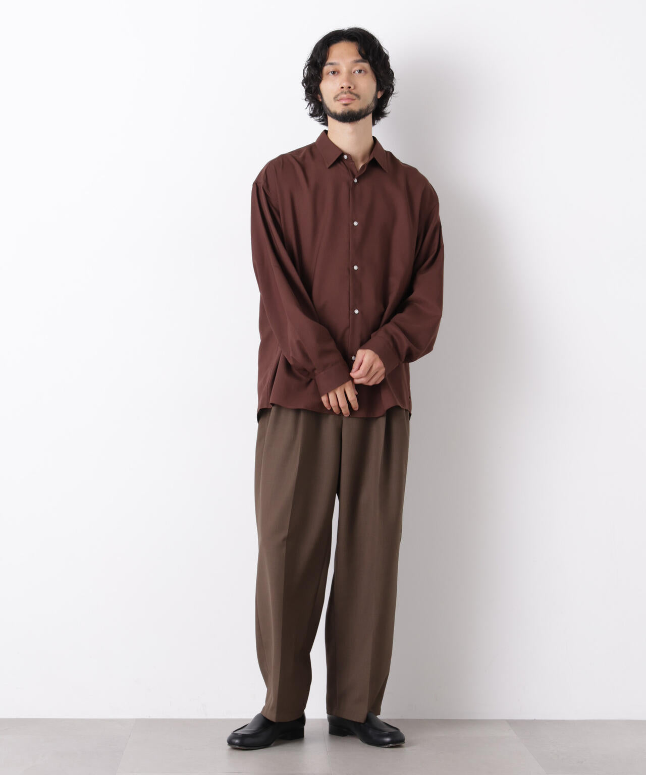 ｢OtoNANO｣LIM-BRESS ワイドシャツ 長袖