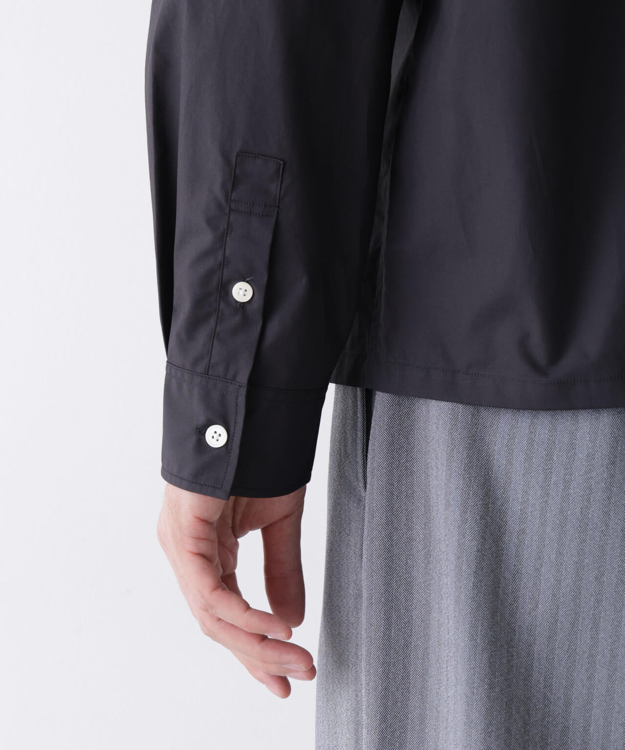 ｢James Fabric｣ ボクシークロップドシャツブルゾン