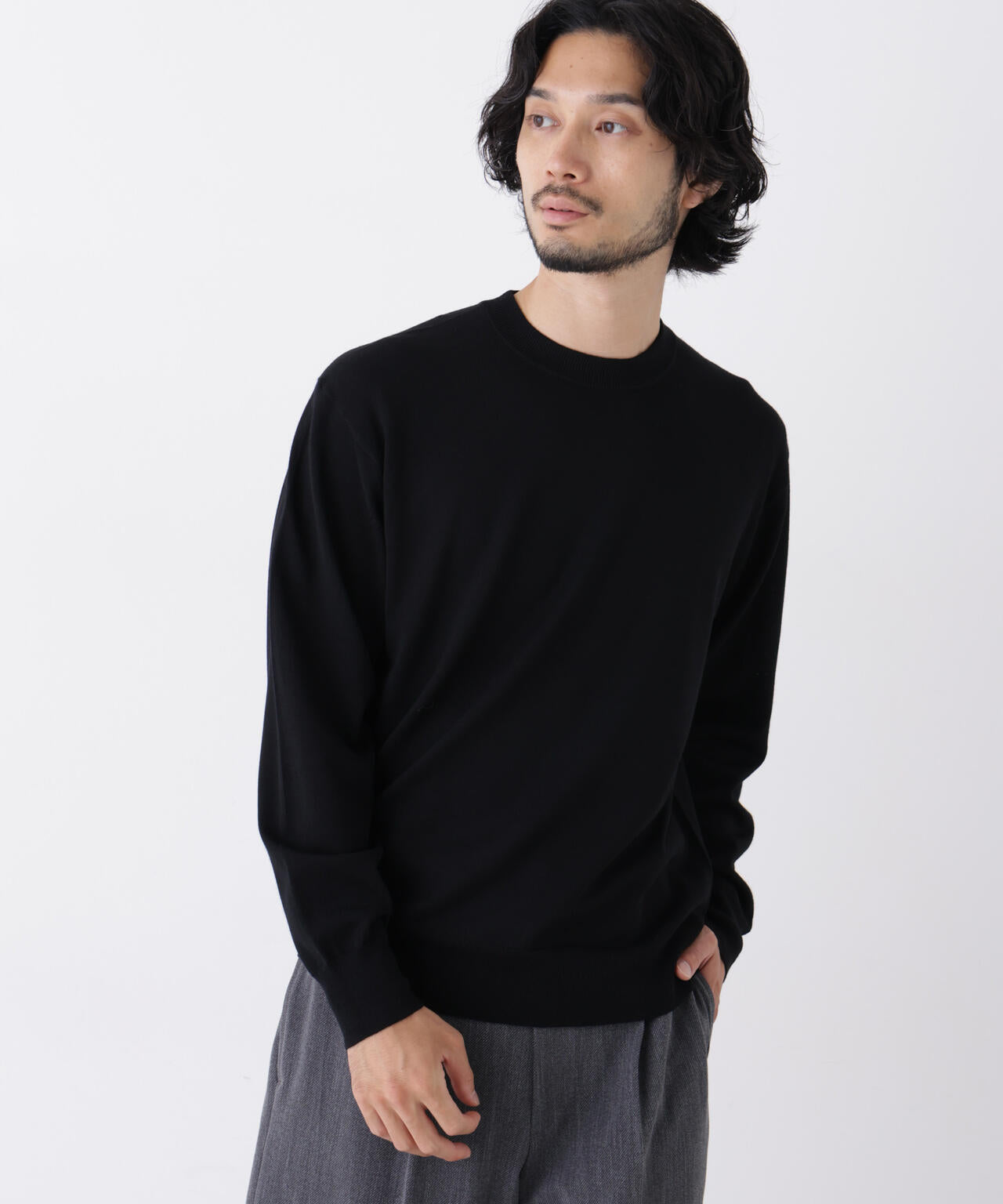 181cm　B:75 W:73 H:90 着用サイズ：L