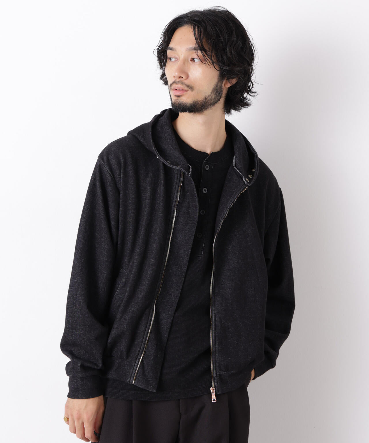 ｢surplus｣ フーディージップパーカー