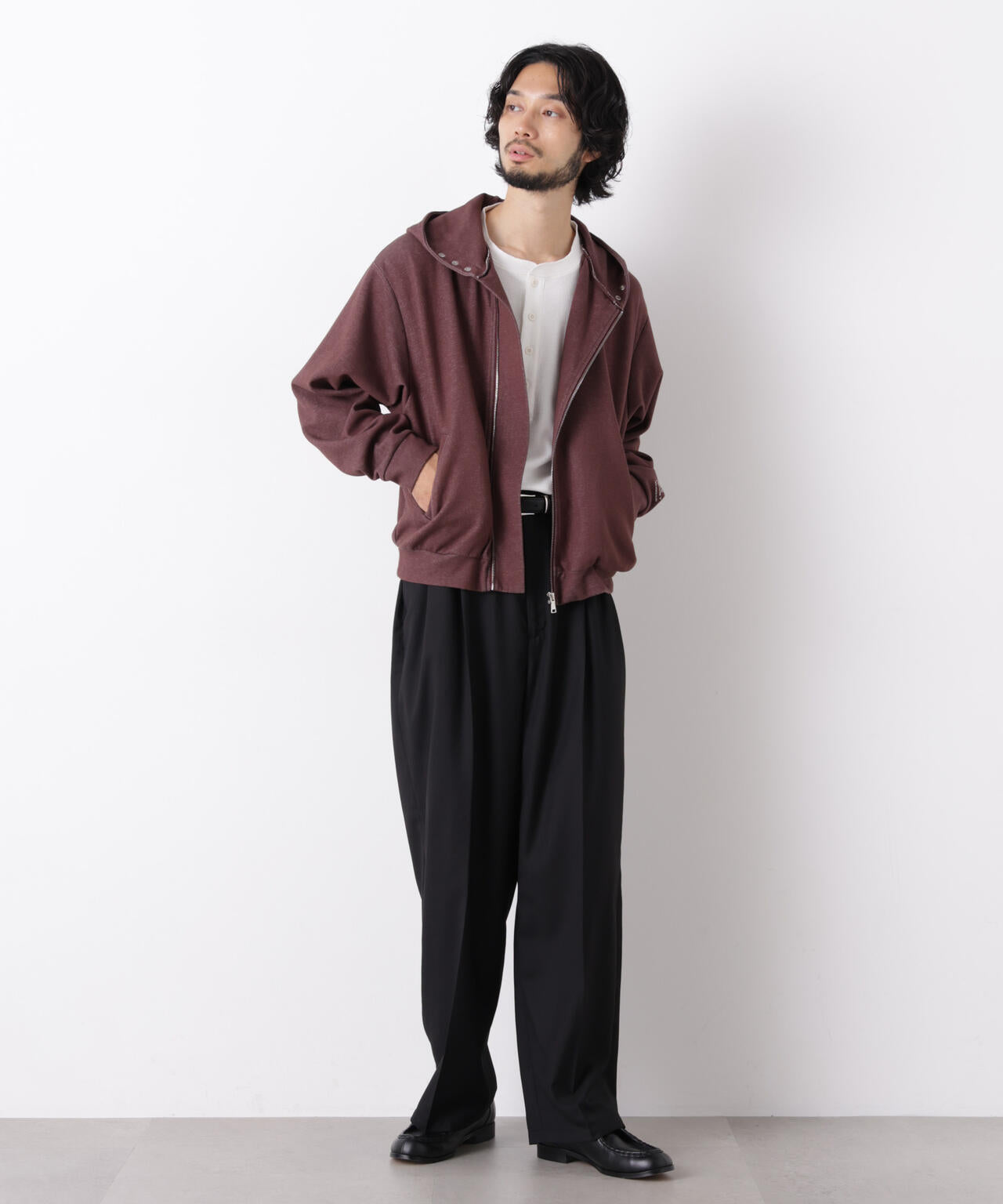 ｢surplus｣ フーディージップパーカー