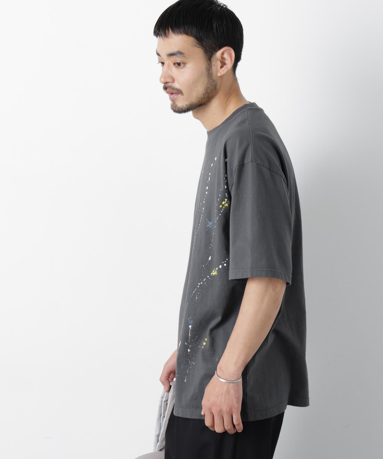 ブラックタイダイTシャツ