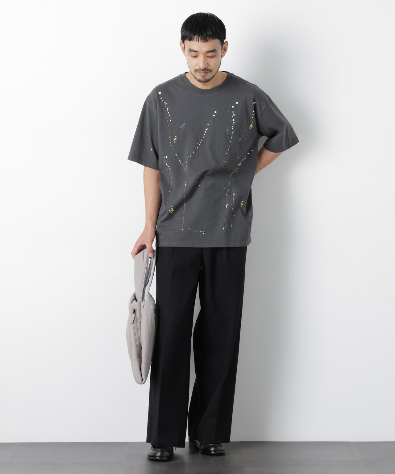 ブラックタイダイTシャツ