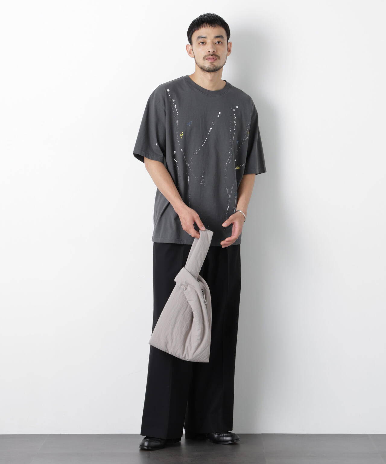 ブラックタイダイTシャツ