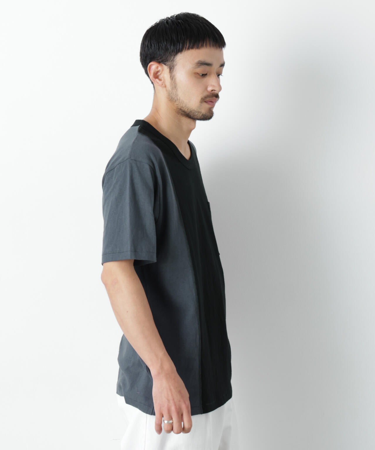 Raffy Cotton Jersey_切替Tシャツ