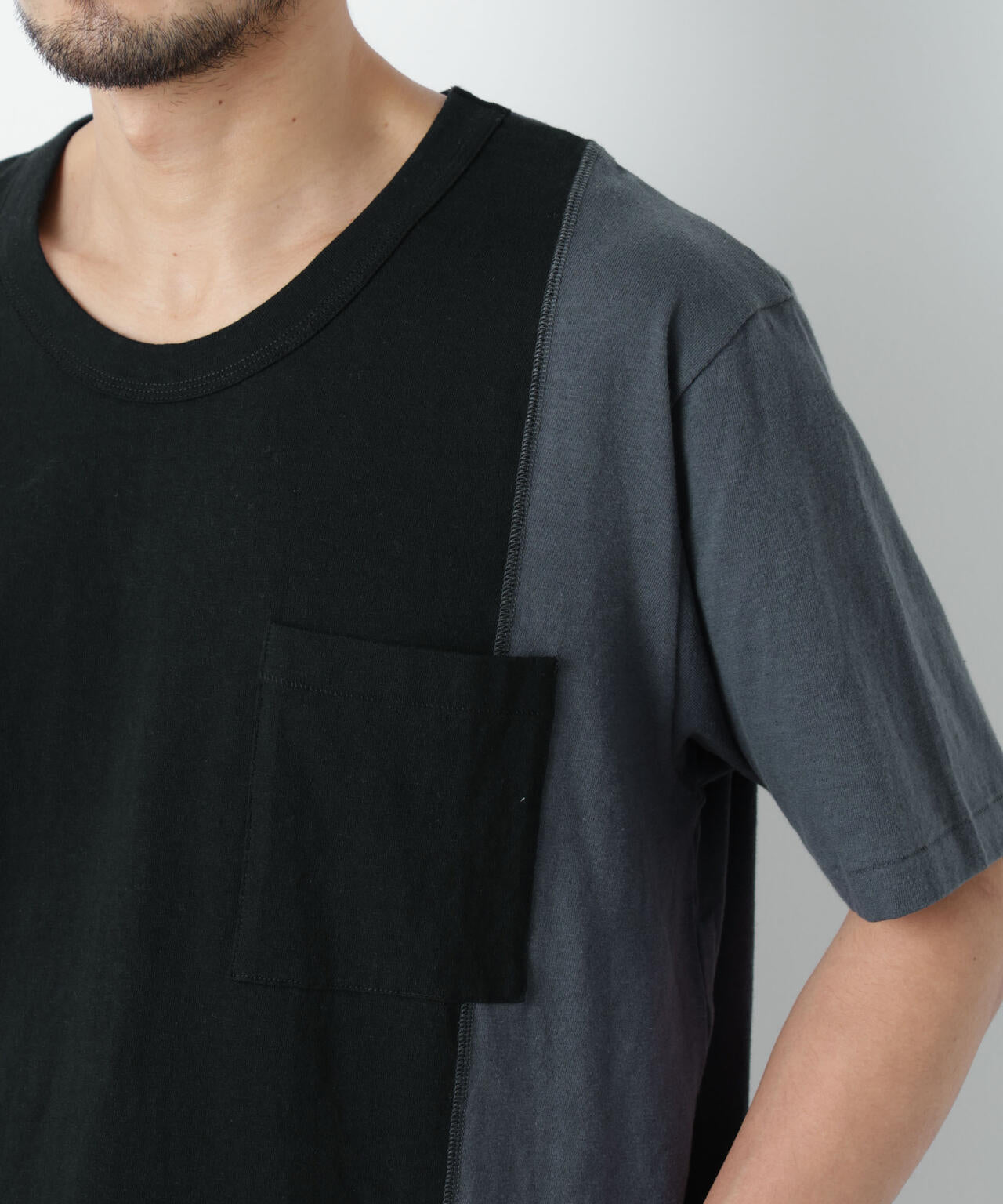 Raffy Cotton Jersey_切替Tシャツ