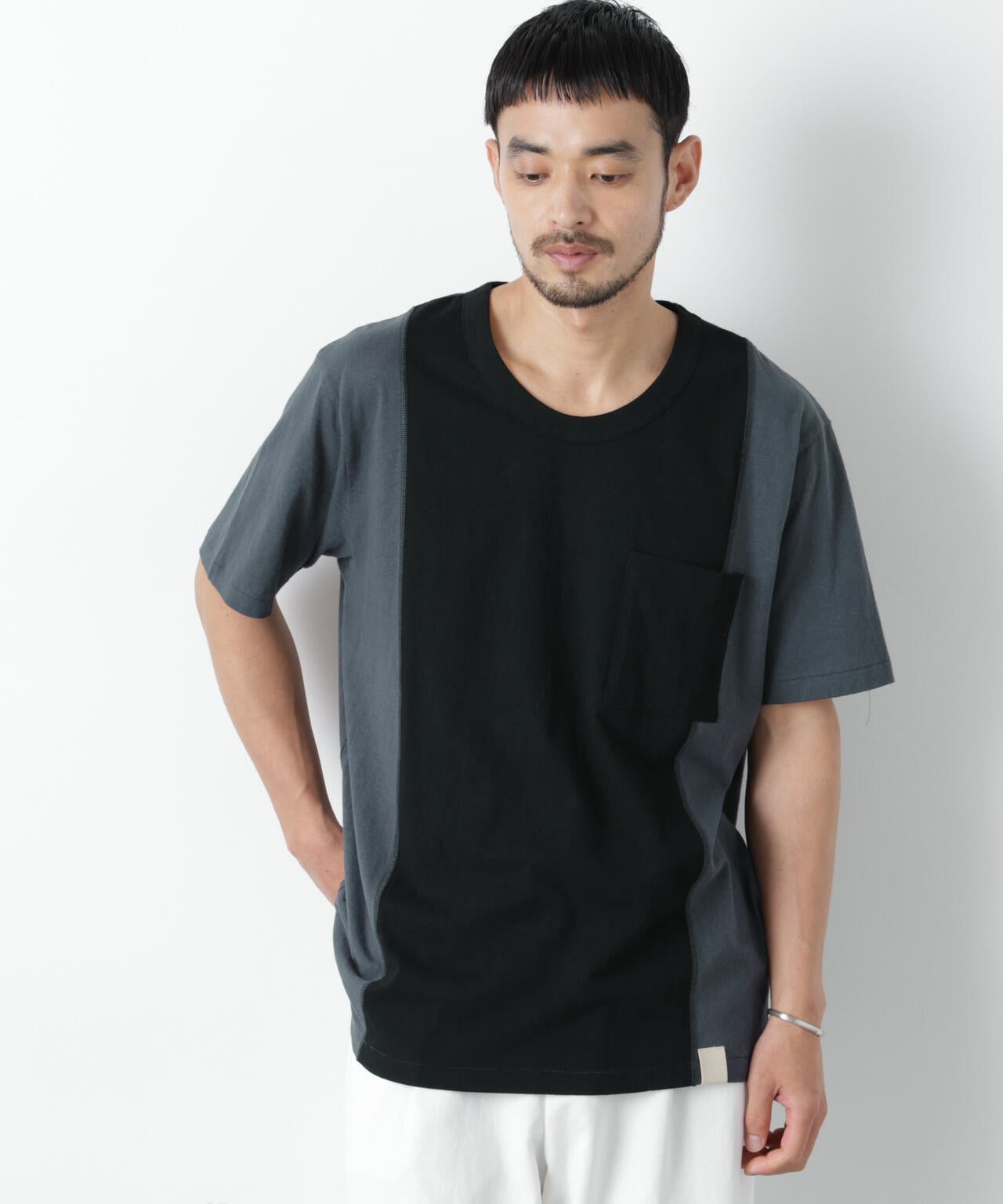 Raffy Cotton Jersey_切替Tシャツ