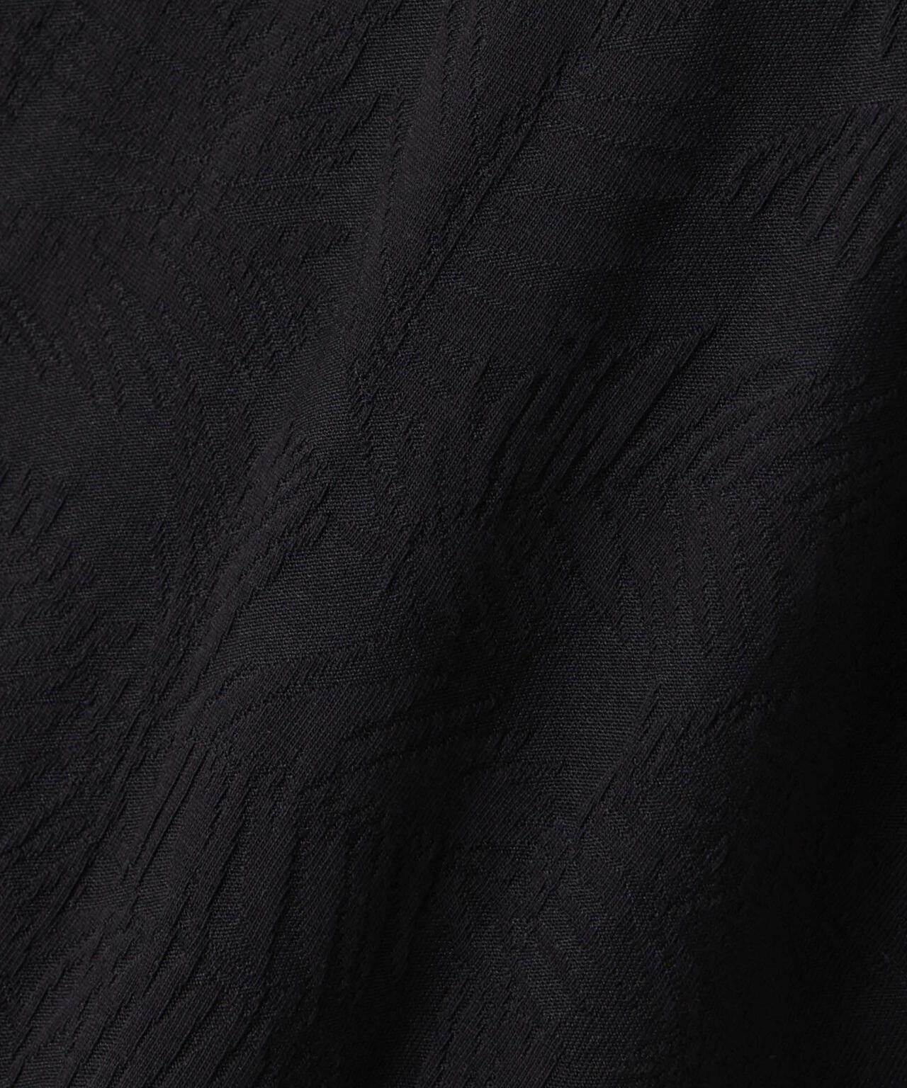 リンクスジャガードリーフ柄Tシャツ