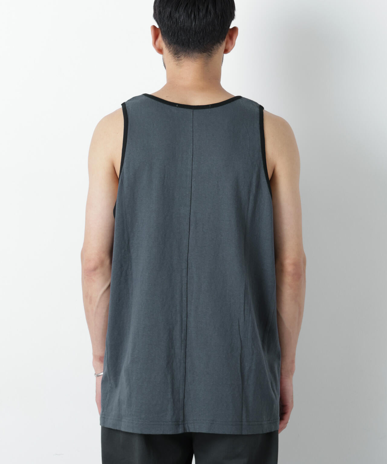 Raffy Cotton Jersey_切替タンクトップ