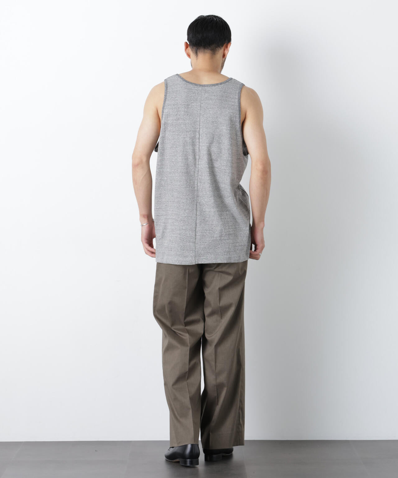 Raffy Cotton Jersey_切替タンクトップ