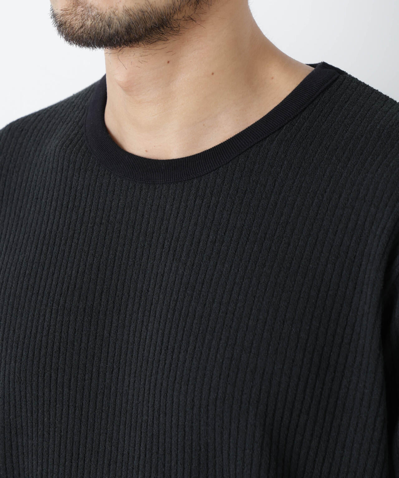 強撚ループヤーン針抜きリンガーTEE