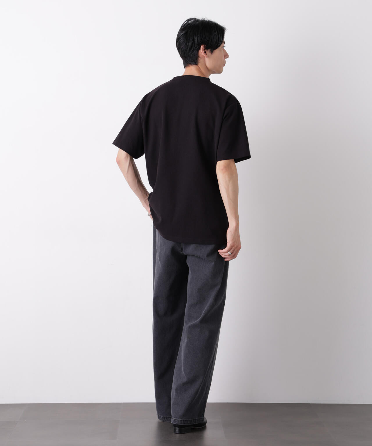 マイクロパイル クルーネックTシャツ 吸水速乾（セットアップ可）