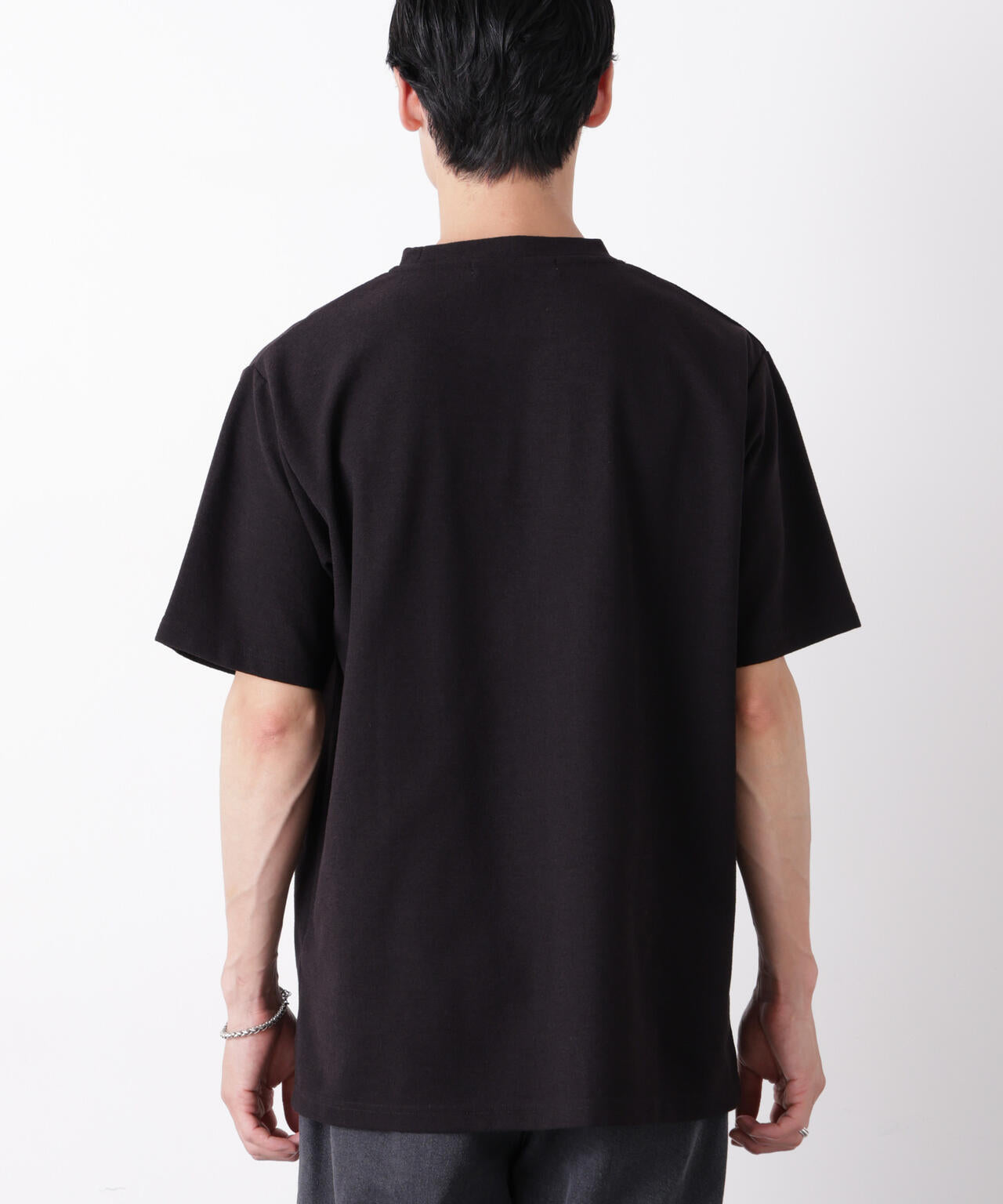 マイクロパイル クルーネックTシャツ 吸水速乾（セットアップ可）