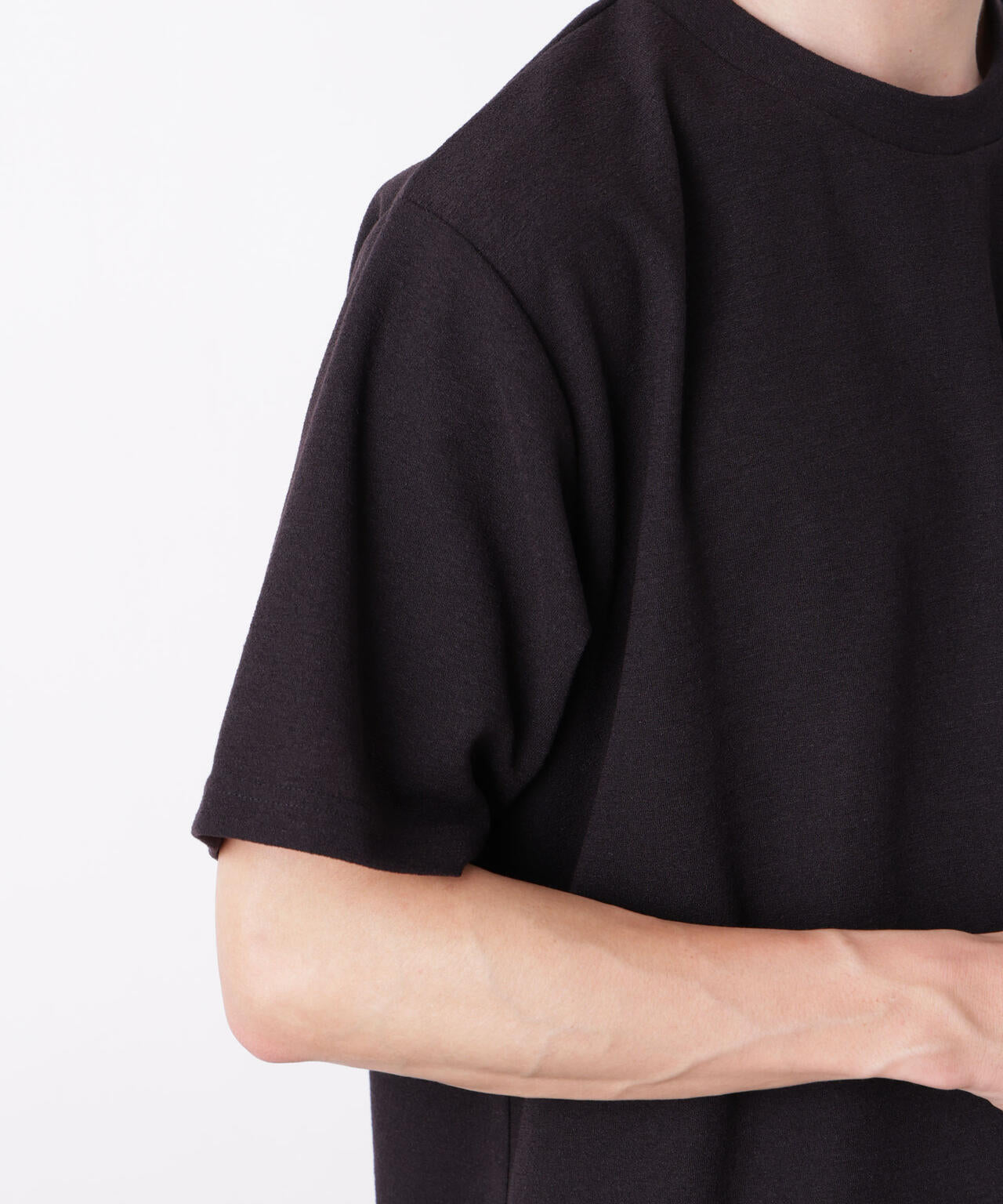 マイクロパイル クルーネックTシャツ 吸水速乾（セットアップ可）