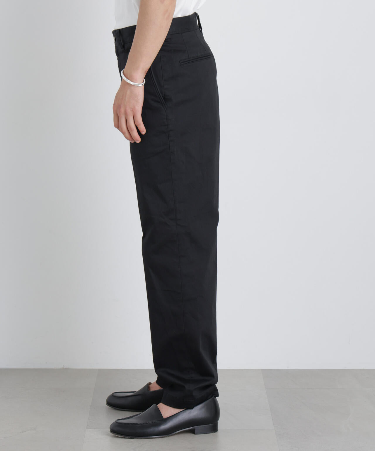 NewOnTrousers フェードサテンSlim テーパー