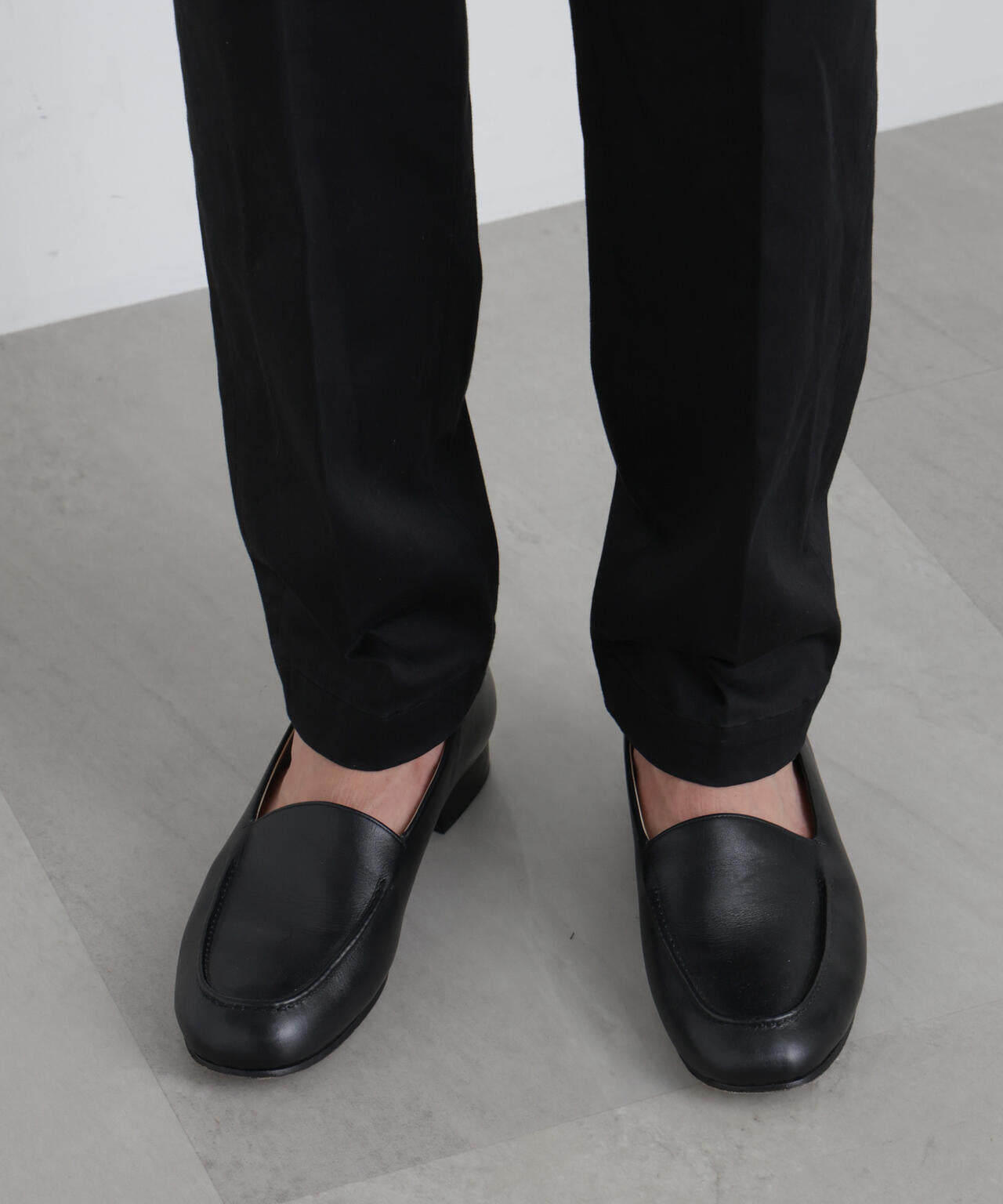 NewOnTrousers フェードサテンSlim テーパー