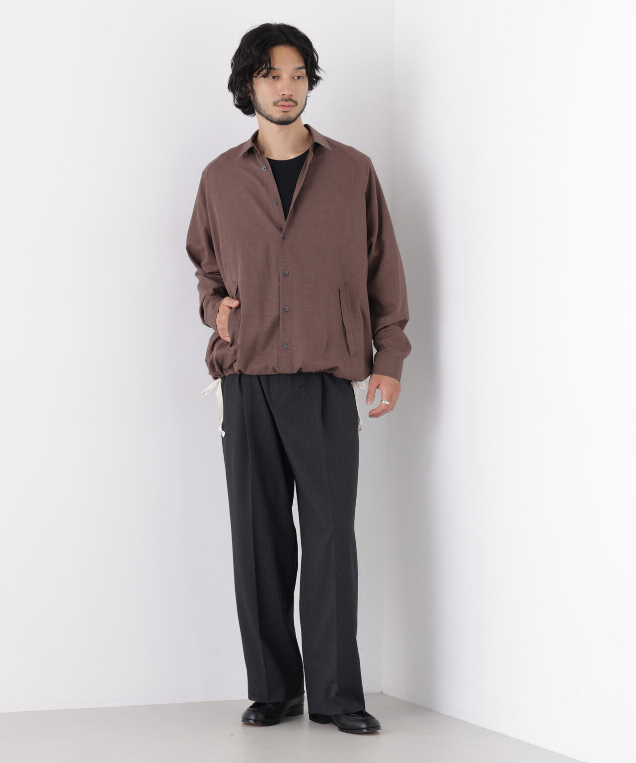 ｢OtoNANO｣ ヘリンボンワイドイージースラックス