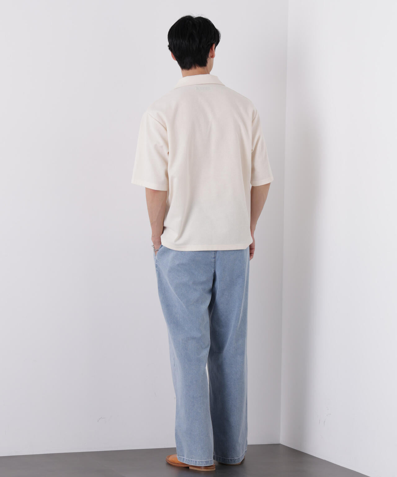 COOLLY DENIM ワイドイージーパンツ（接触冷感）