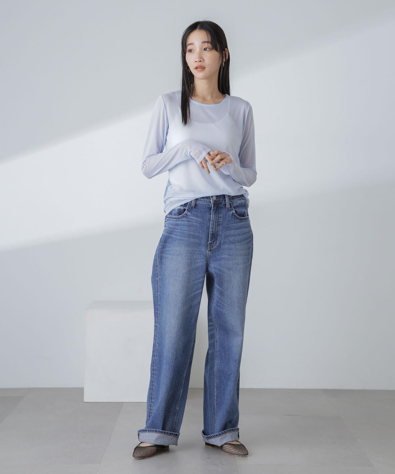 ストレッチチュール 前後2wayシアートップス