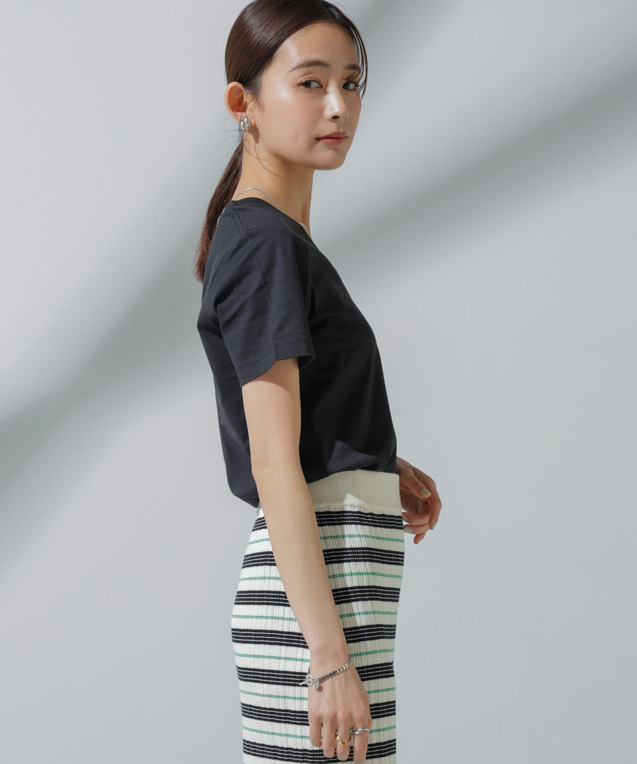 Anti Soaked(R) 汗染み防止 VネックTシャツ