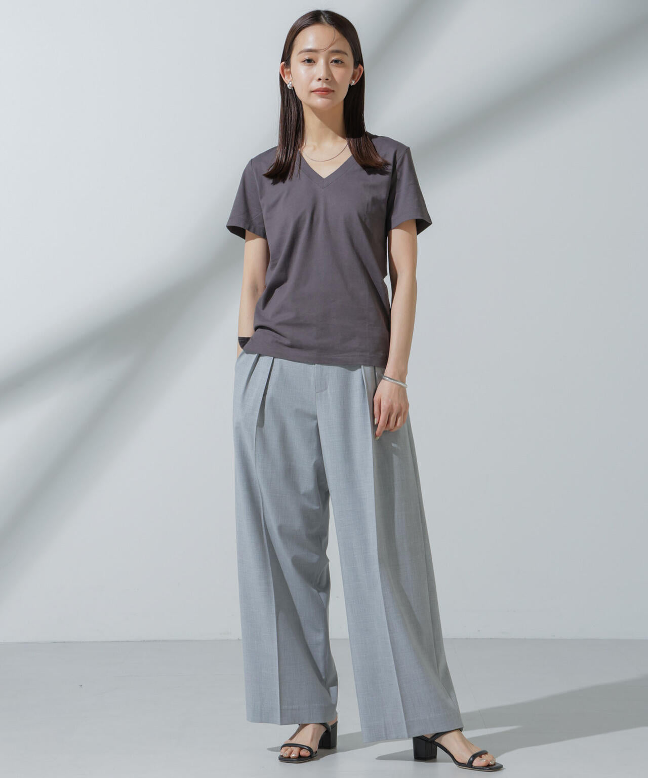 Anti Soaked(R) 汗染み防止 VネックTシャツ