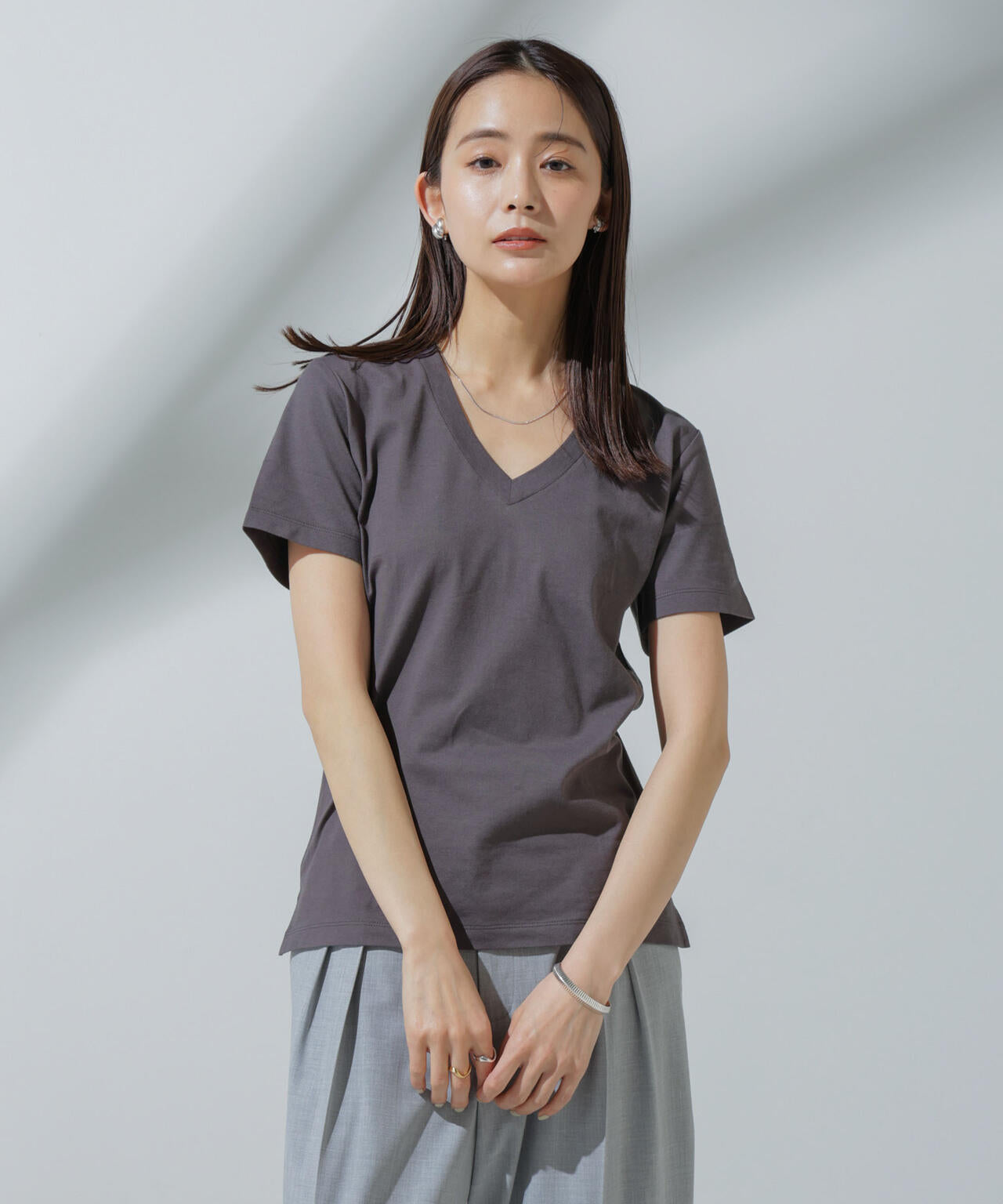 Anti Soaked(R) 汗染み防止 VネックTシャツ