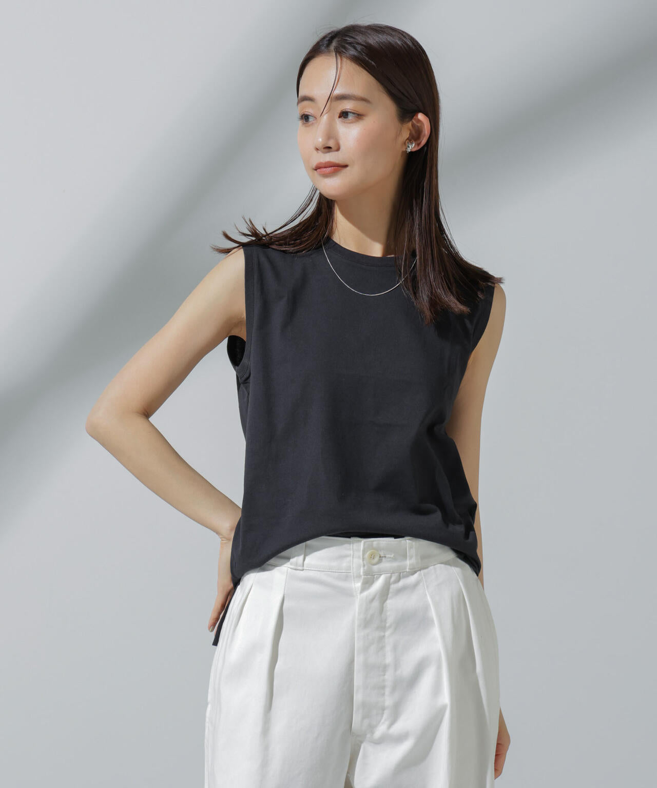 Anti Soaked(R) 汗染み防止 ノースリーブTシャツ