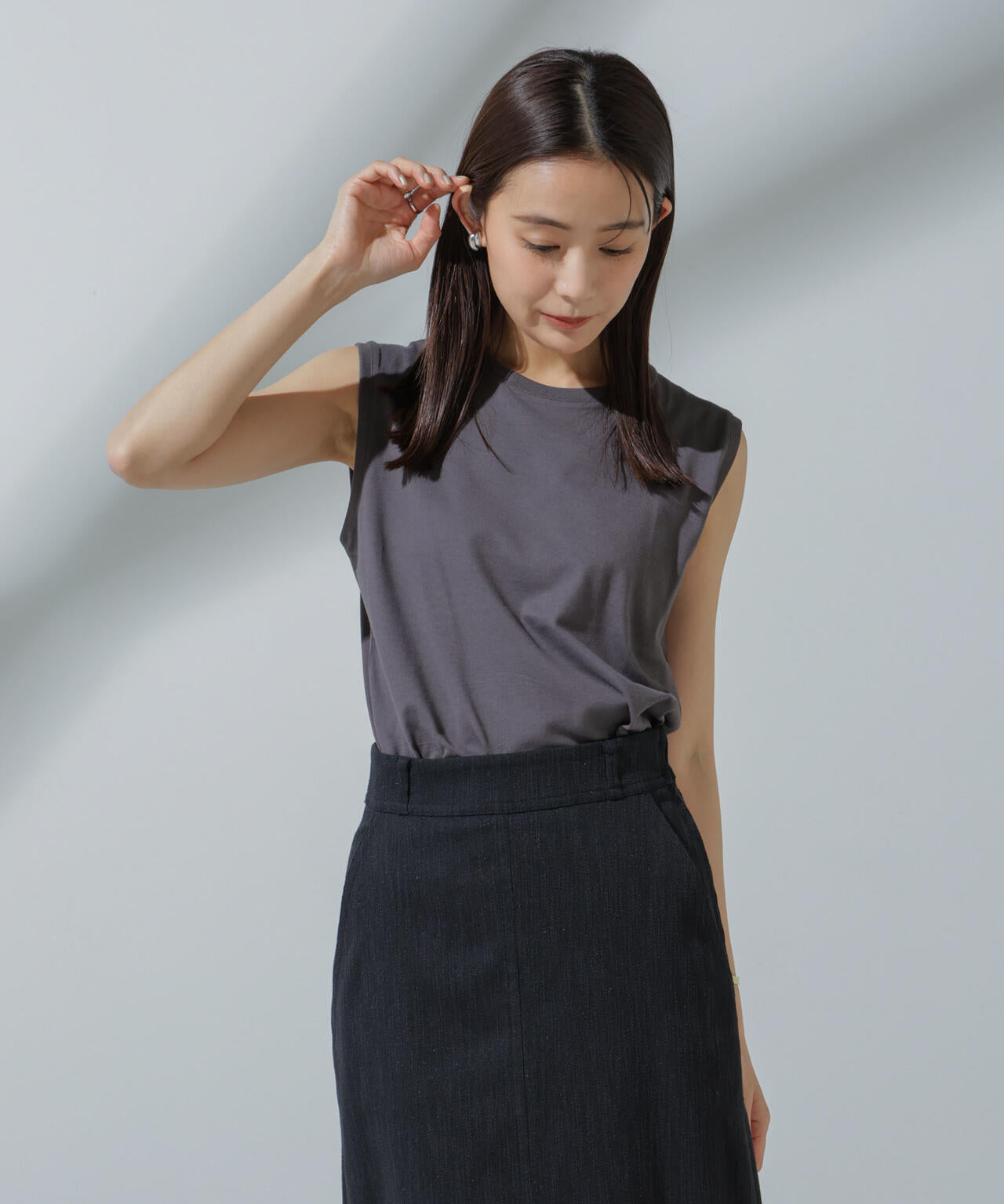 Anti Soaked(R) 汗染み防止 ノースリーブTシャツ