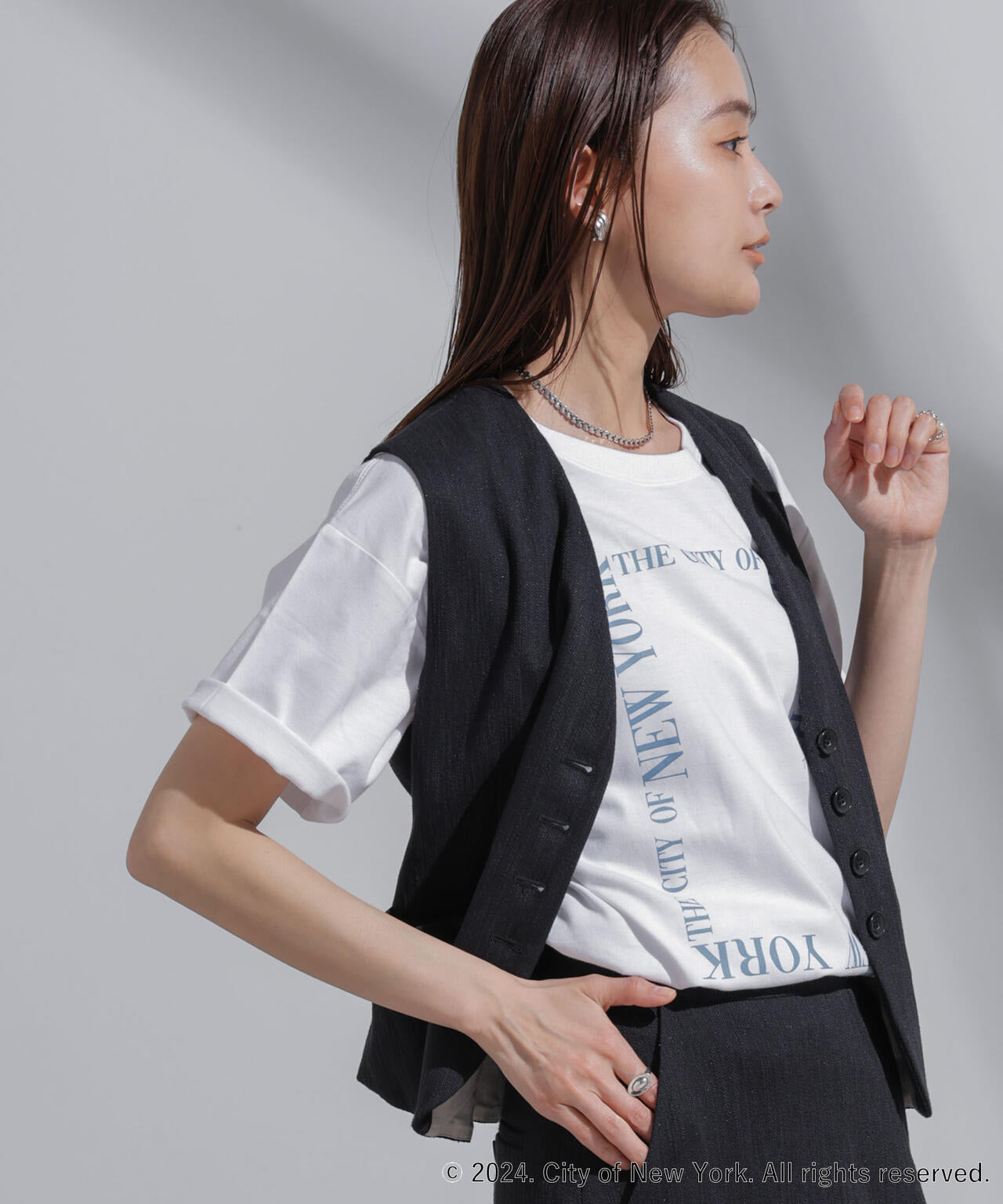 GOOD ROCK SPEED×Anti Soaked(R) 汗染み防止 NYC Tシャツ