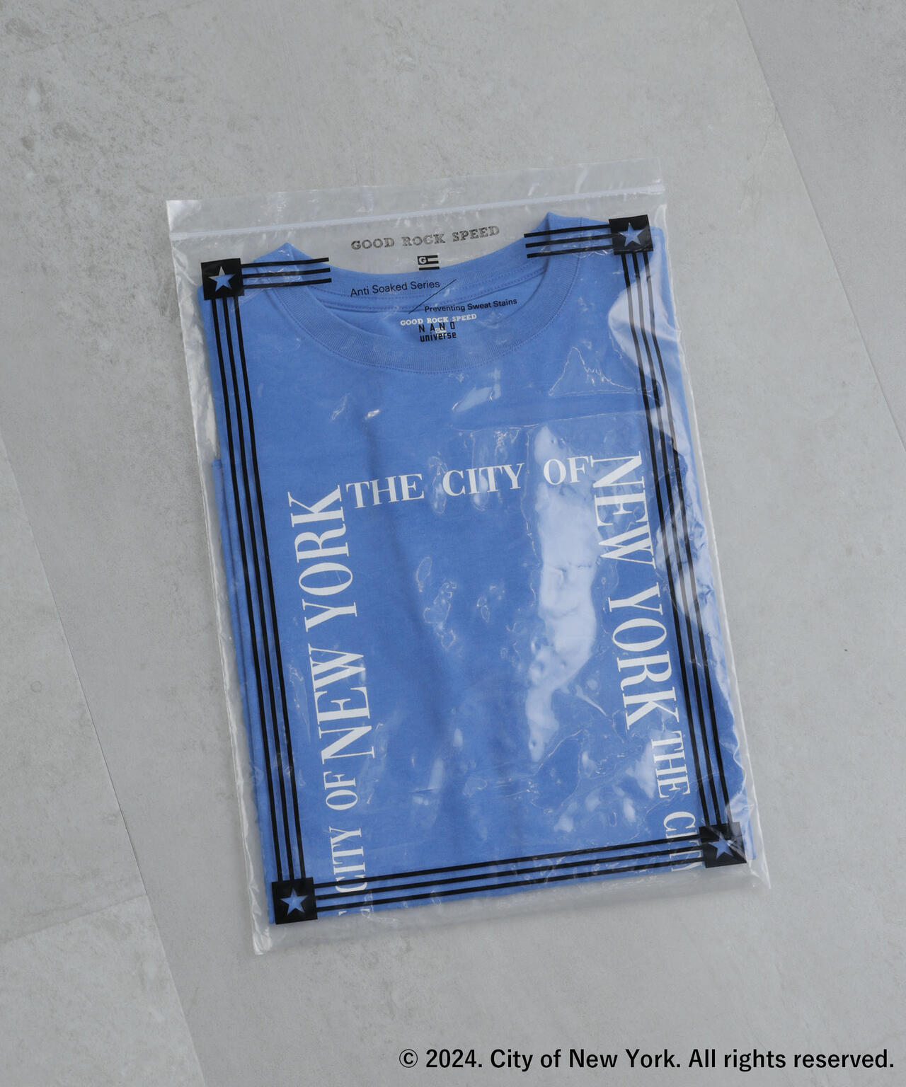 GOOD ROCK SPEED×Anti Soaked(R) 汗染み防止 NYC Tシャツ