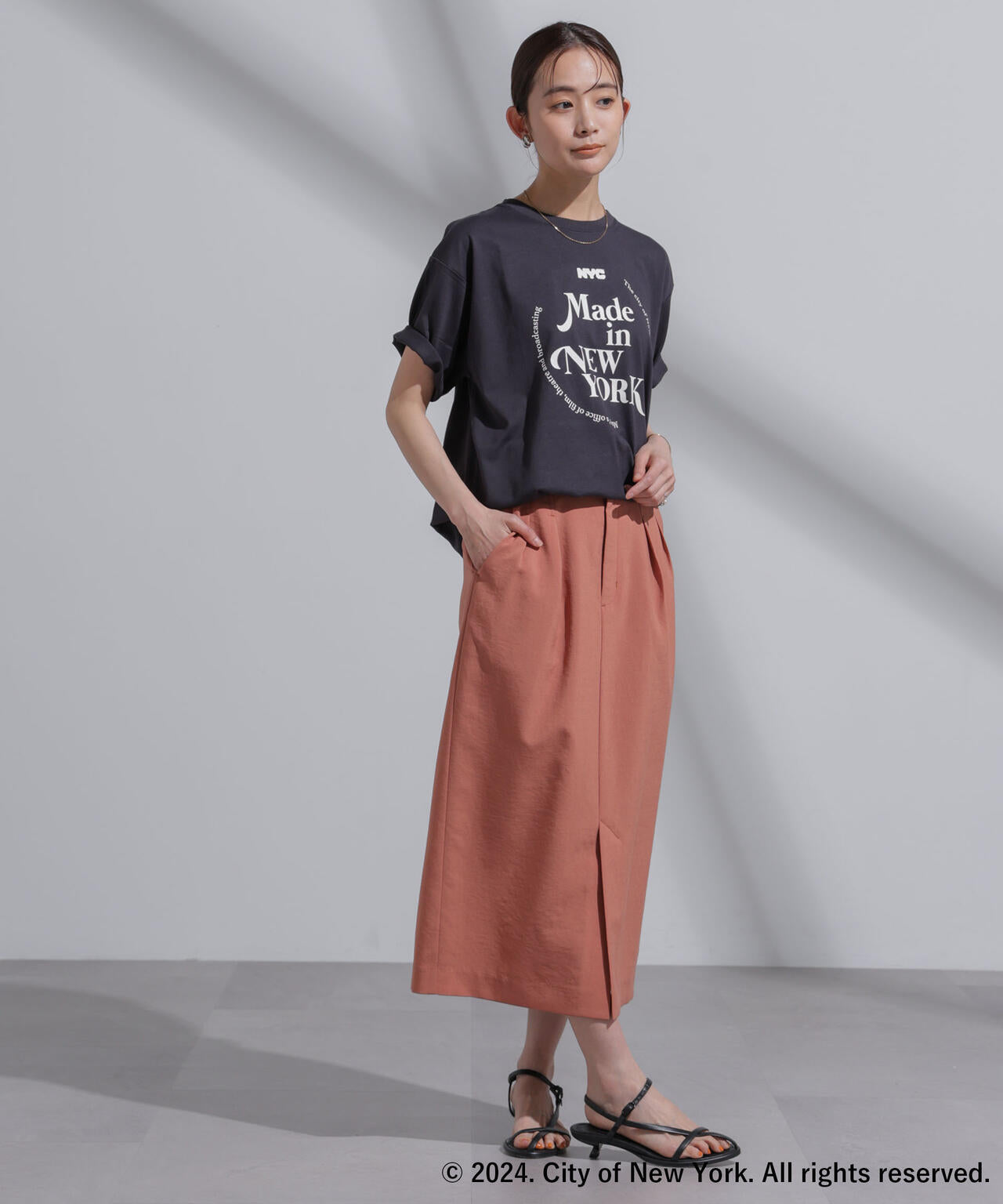 GOOD ROCK SPEED×Anti Soaked(R) 汗染み防止 NYC Tシャツ