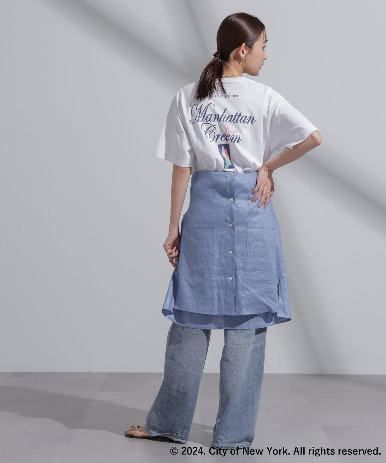 GOOD ROCK SPEED×Anti Soaked(R) 汗染み防止 NYC Tシャツ