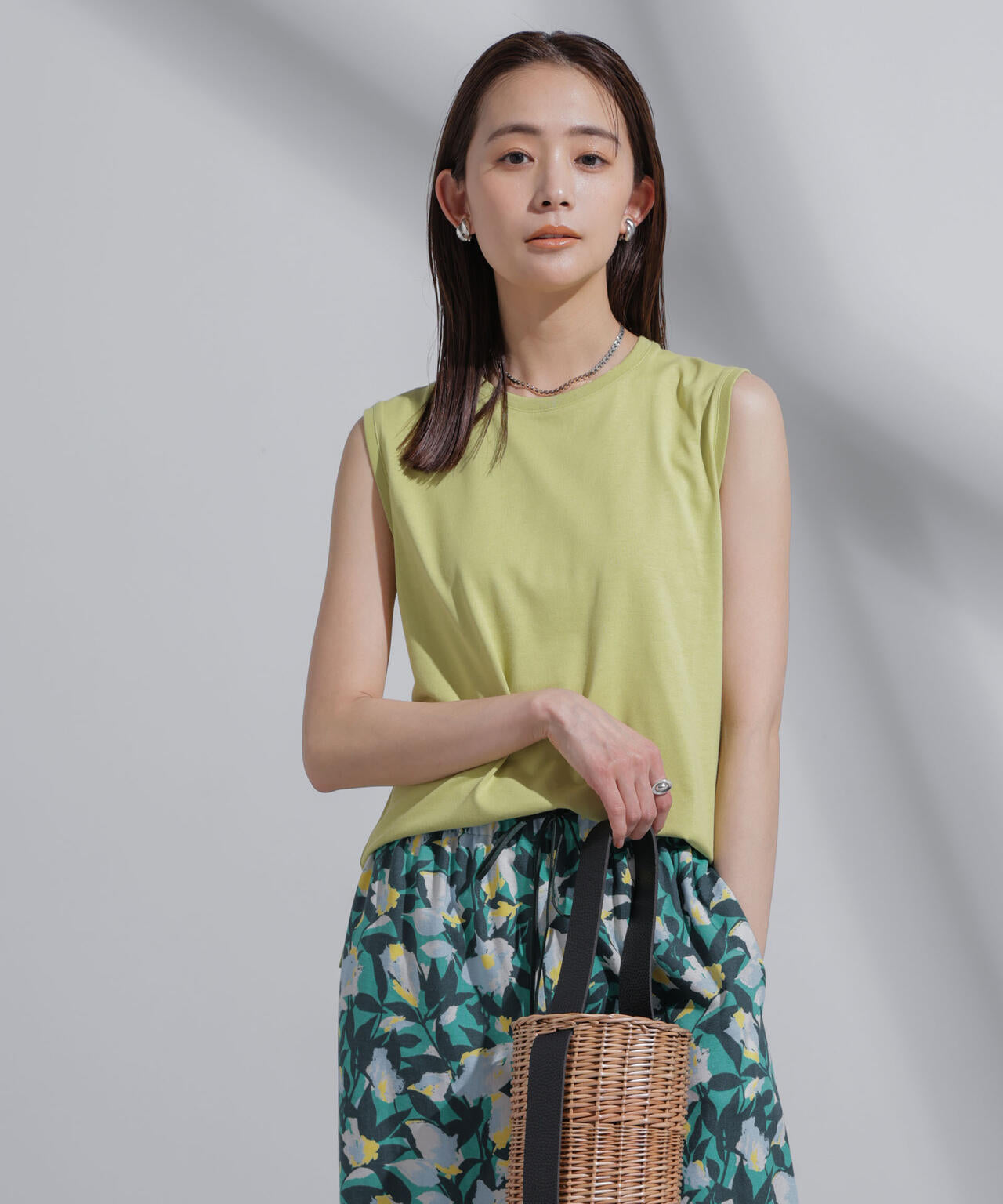 Anti Soaked(R)  汗染み防止 カラフルノースリTシャツ