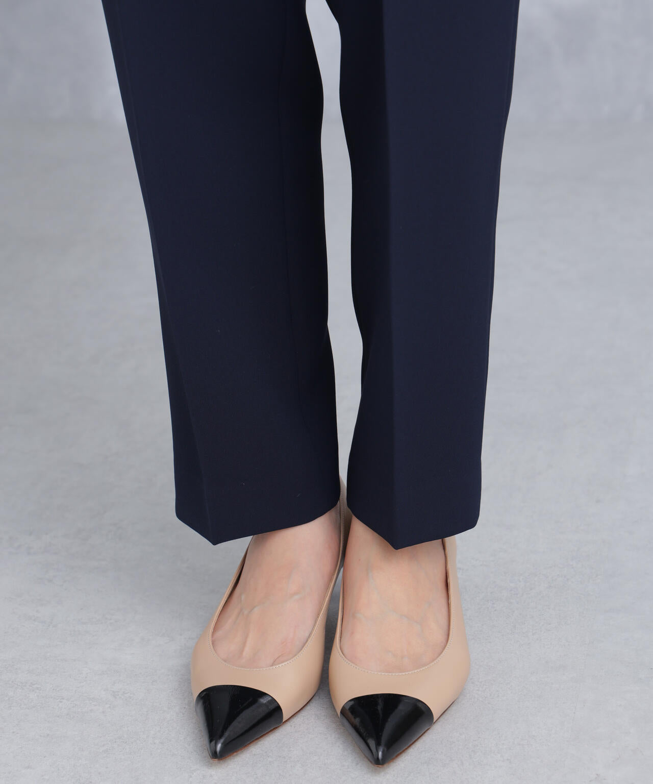 デイリーファンクション タックテーパードパンツ(セットアップ可)