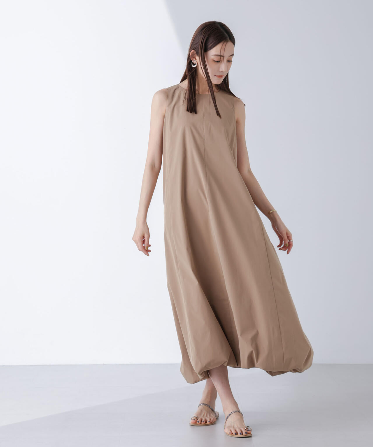 At PARK＆DAILYWEAR/ノースリバルーンワンピース